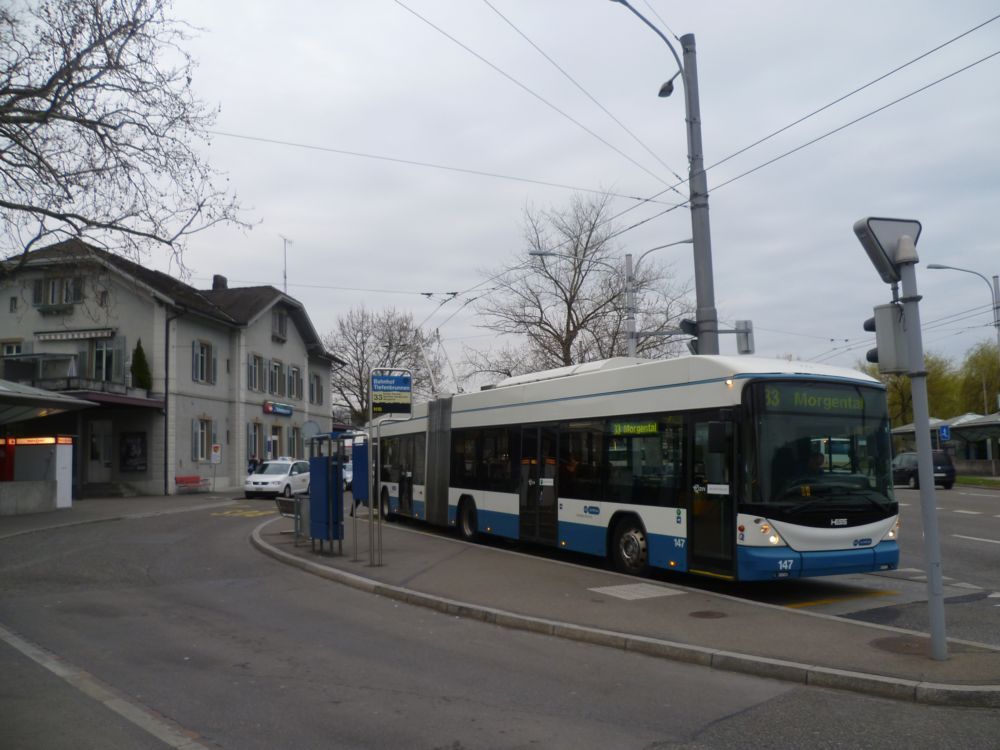 Dvoulnkov Hess na konen Bahnhof Tiefenbrunnen