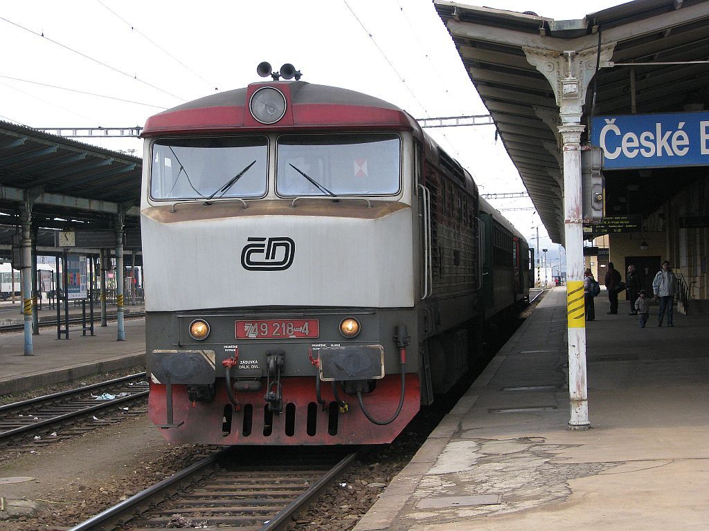 R 1249  esk Budjovice - 749.218-4 - 6. II. 2009