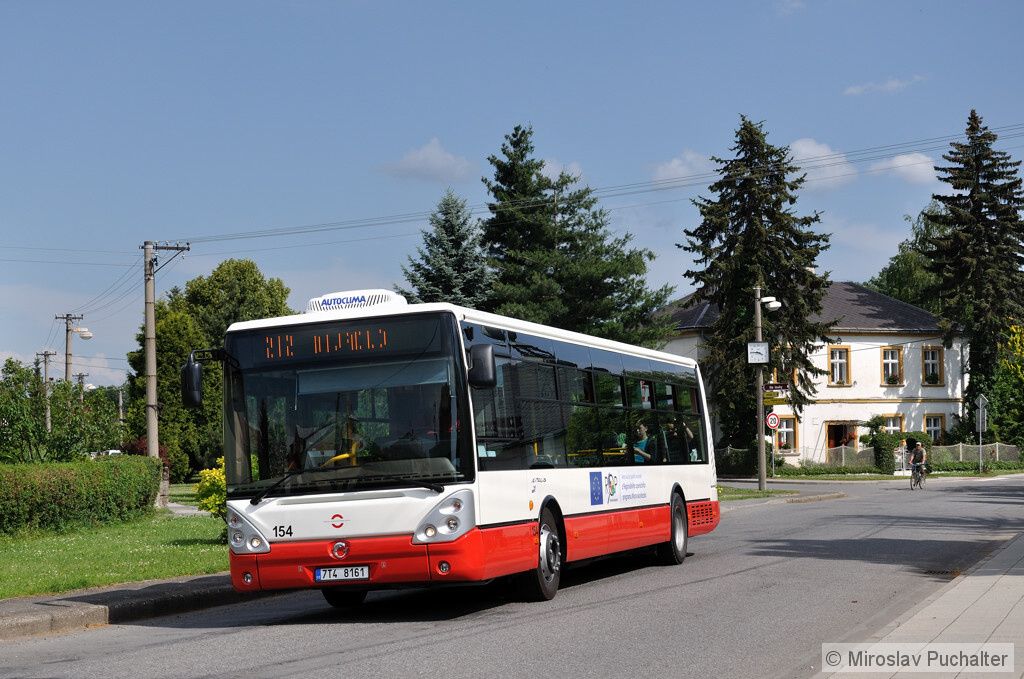 Ev. . 154 (Irisbus Citelis 12M) v ulici 6. kvtna.