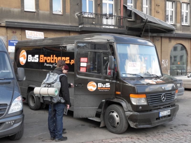 standardn vozidlo spolenosti Bus Brothers na lince Katowice - Cieszyn, foceno v Katowicch