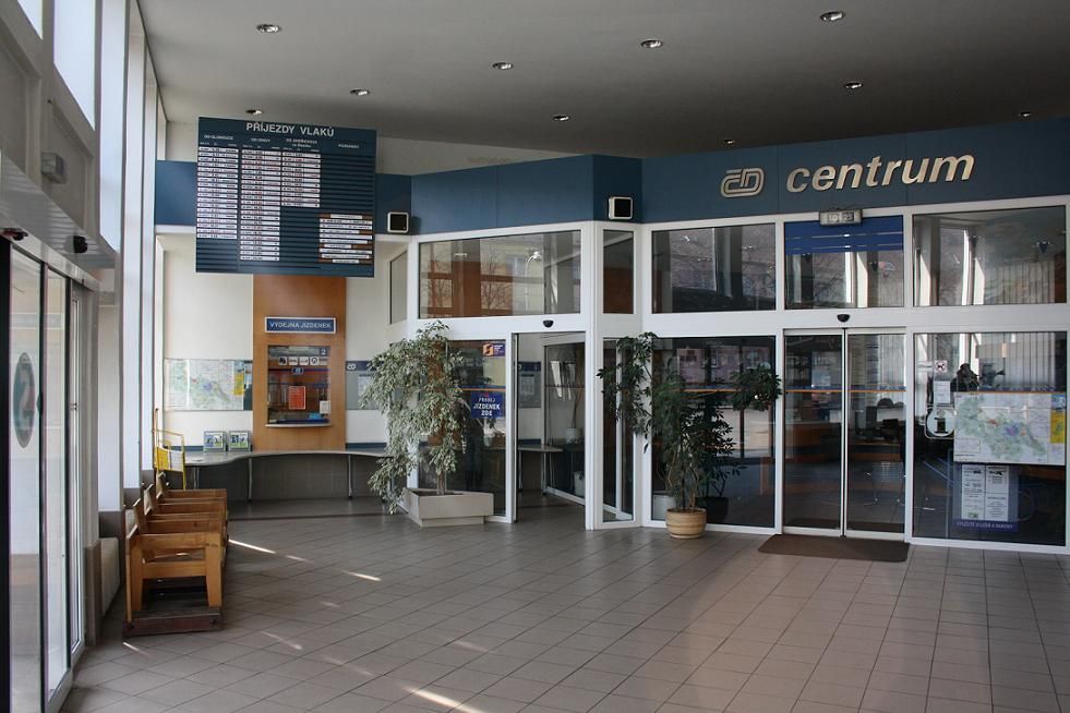 �D centrum a tabule p��jezdy vlak�
