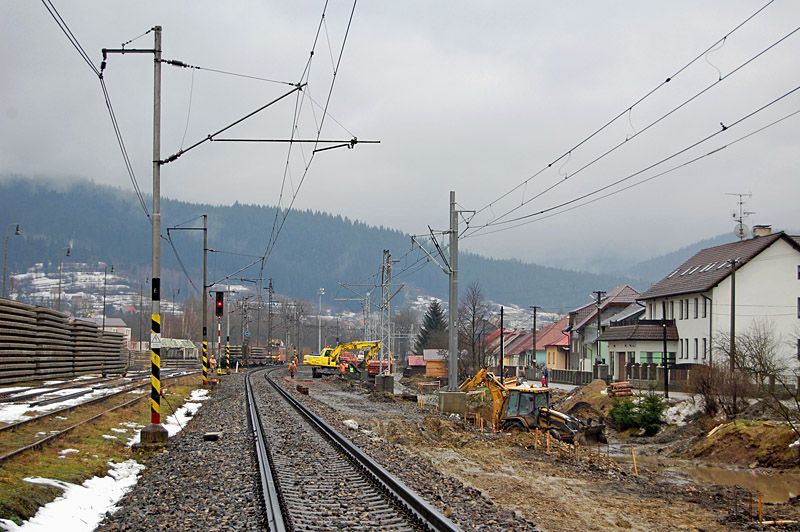 Vchod do stanice Krsno nad Kysucou