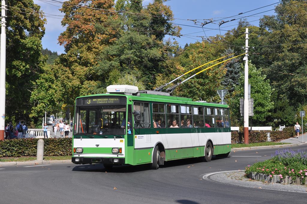 Trolejbus 14 TrM č. 47, Mariánské Lázně, 19.9.2018
