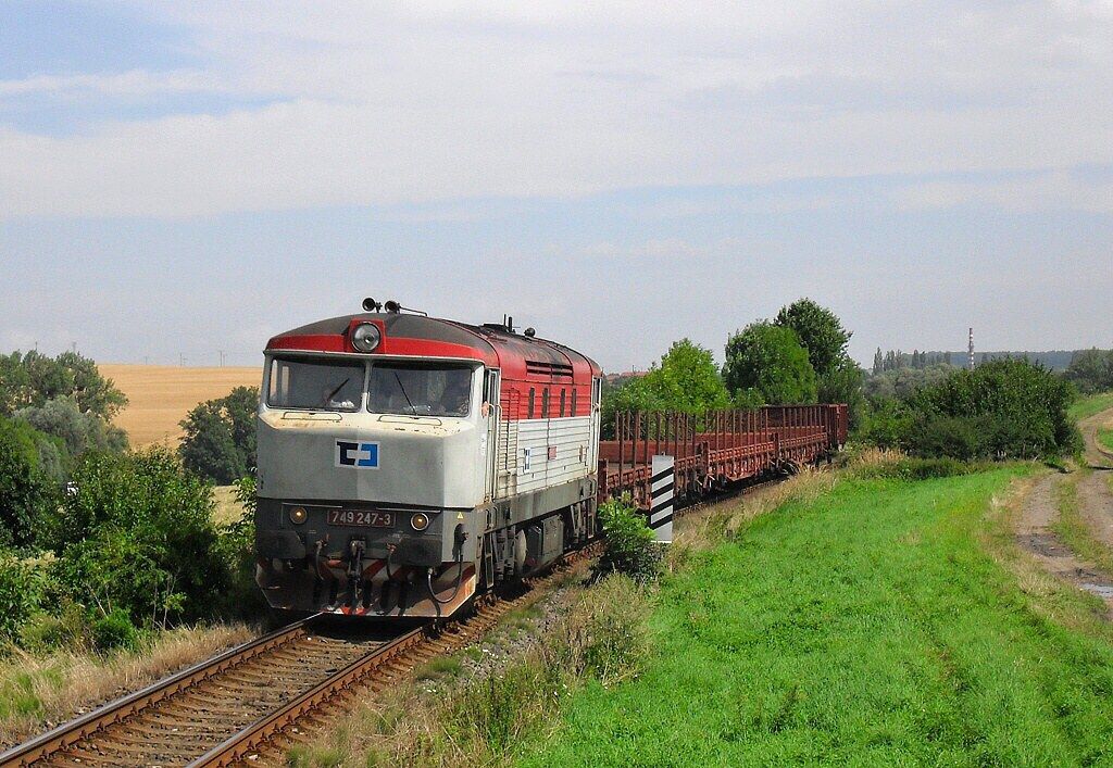 749 247-3 Bystice pod Hostnem  Hlinsko pod Hostnem (Blavsko), 16.8.2010,Mn 81052