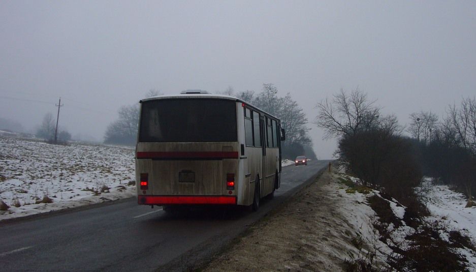 HE 020AR u� v novom n�tere v pochmurnej atmosf�re 2 dni pred �tedr�m d�om 2010