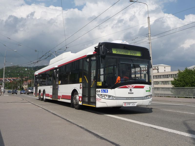 Trolejbus �koda 28Tr Solaris v Brn�