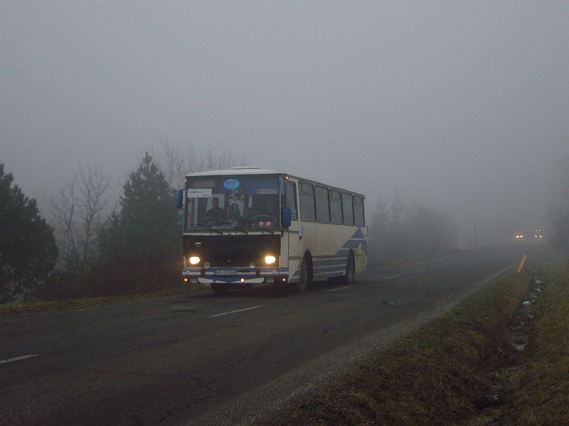 zase HE-015AR, v hnusnom po�as� nad Brestovom, 17.I.2011