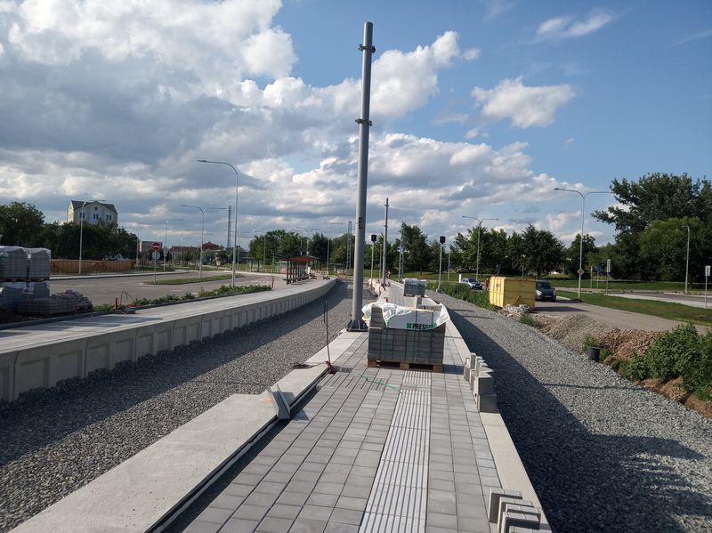 �idlochovice, pohled k budouc�m �turc�m, 21.7.2019