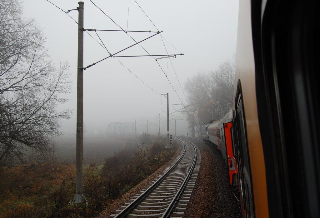 Zdechl� 350.013 na EC 345 Avala 21.11.2009.
