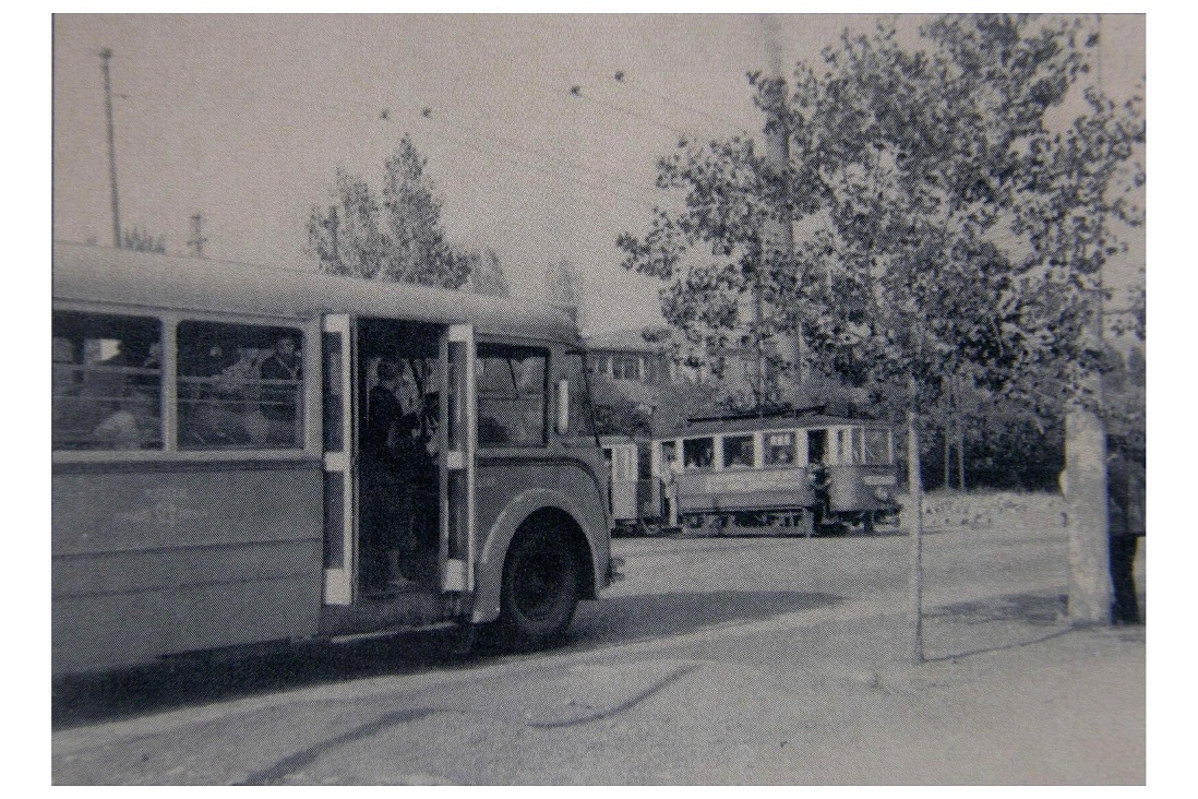 Litvnov, ken trolejbusu Fiat - Breda a tramvaje, bu z Teplic nebo eskch Budjovic.