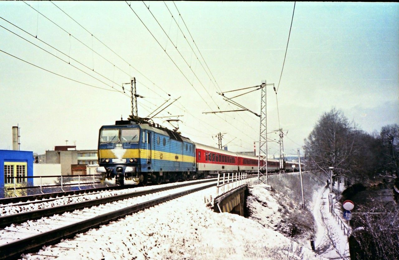 363.018 st nad Orlic nsto - st nad Orlic 22.2.2001, EC 172 Vindobona (Wien - Hamburg)