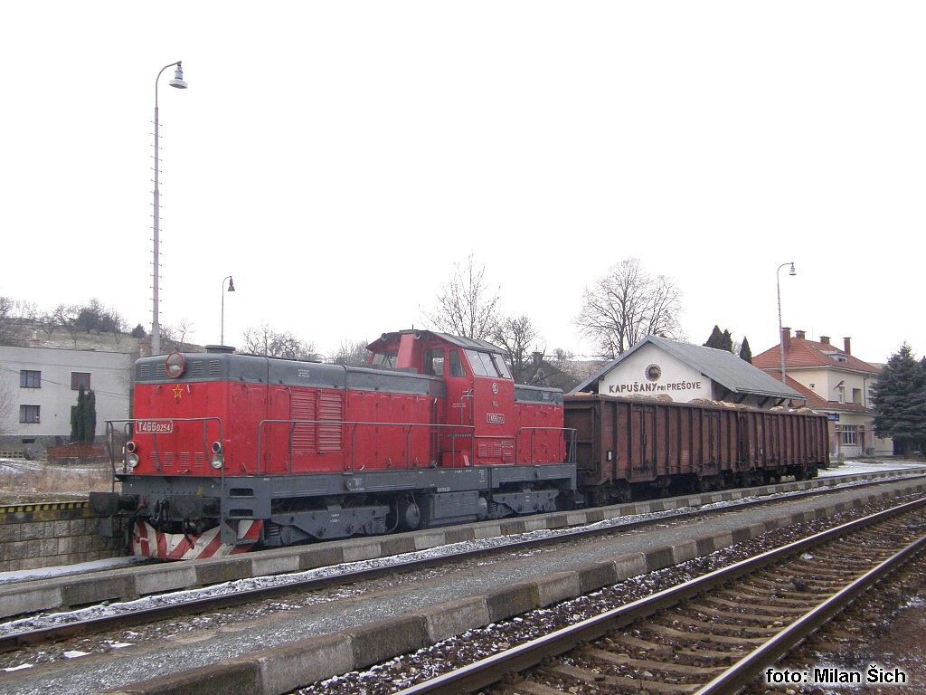 T 466.0254 s mn.vlakem v Kapu�anech 20.2.2011