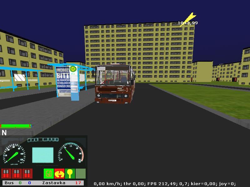 Schoko Bus na zast�vke S�dlisko 7