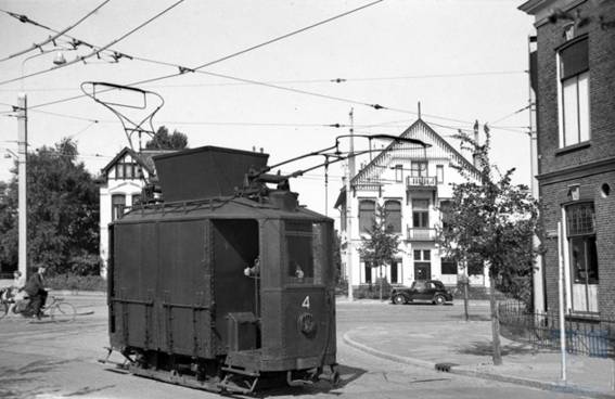 NL Kolentram 4 in de Akkerstraat in Groningen, 1950-08-16