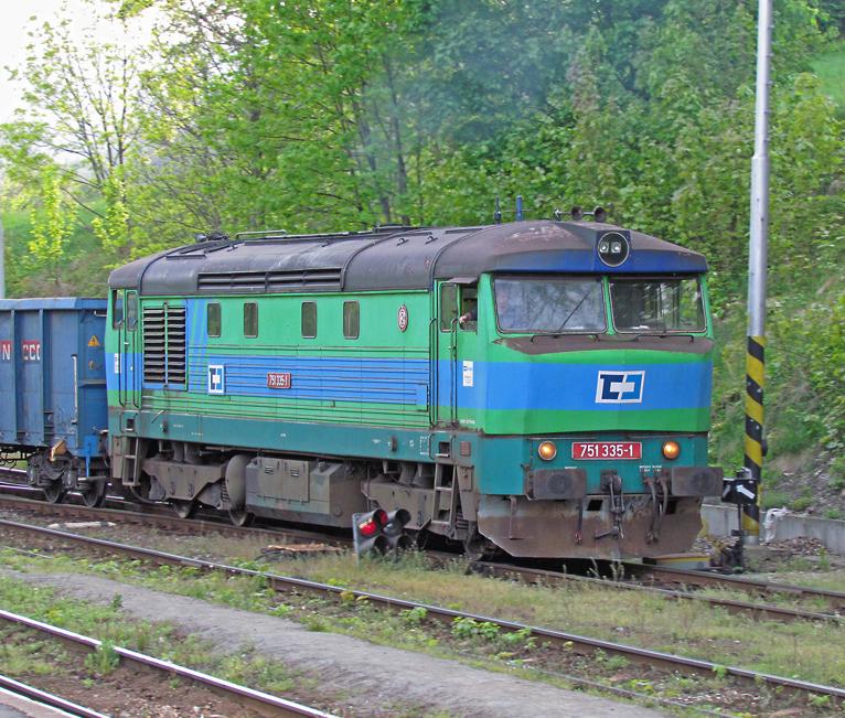 751.335 p�ipravuj�c� se na cestu do Jesen�ku.