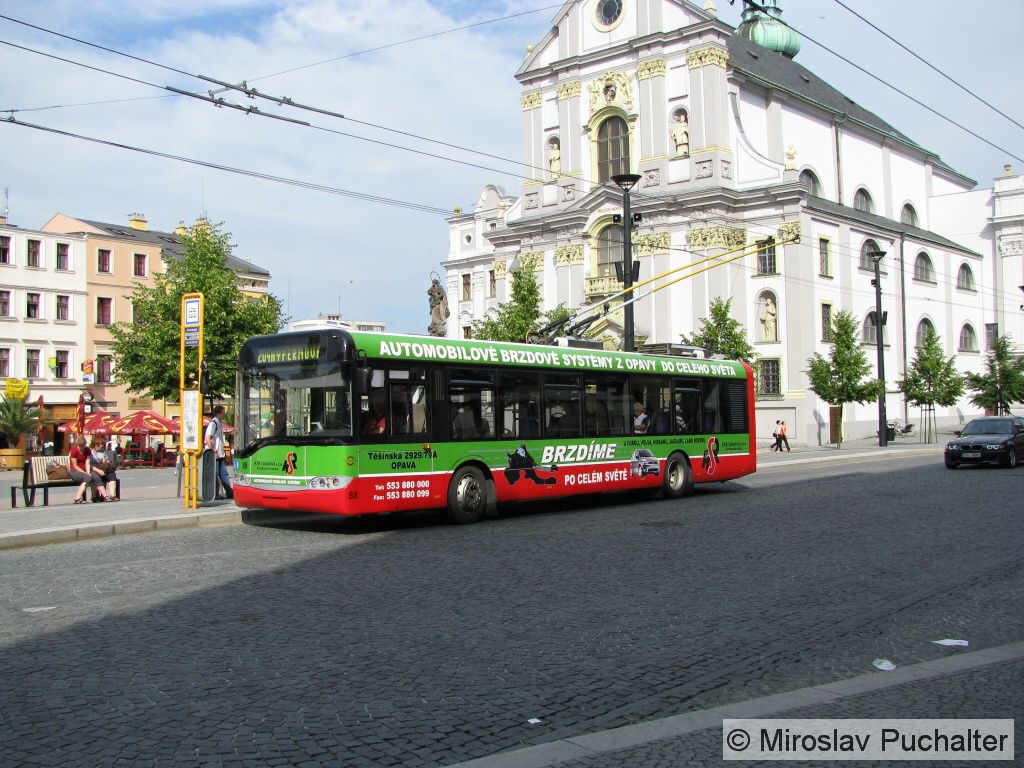 Ev. �. 88 (Solaris Trollino 12 AC) v zast�vce 