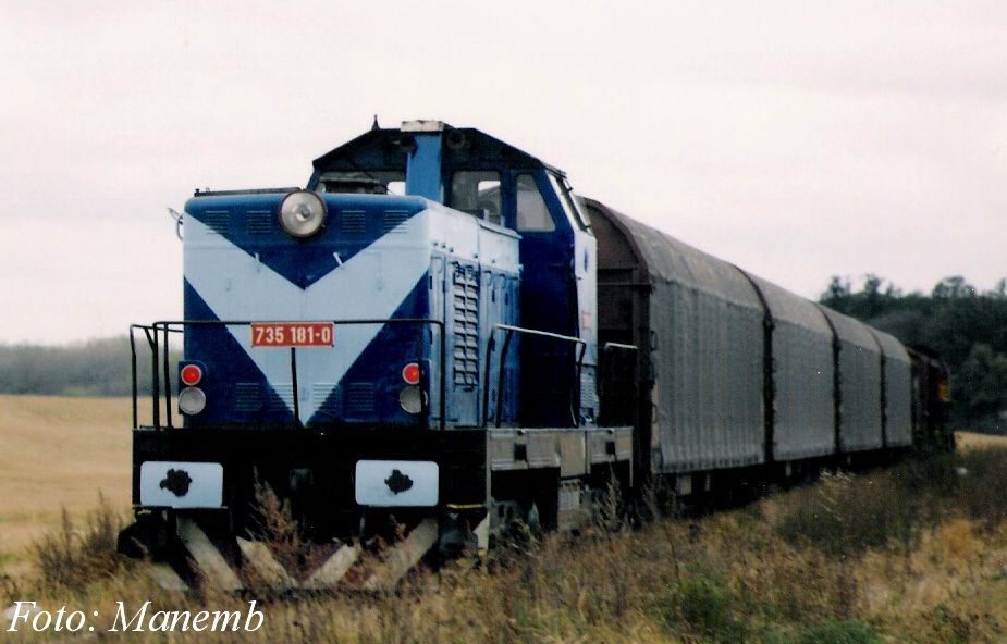 735 181 - 24.10.1997 L�tkovice. Na �ele 735 241