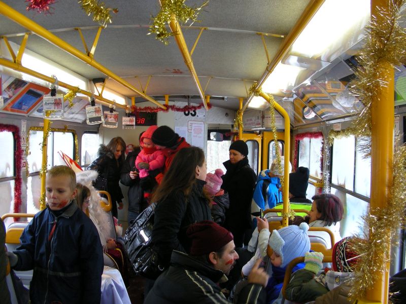 Interir ertovsk tramvaje