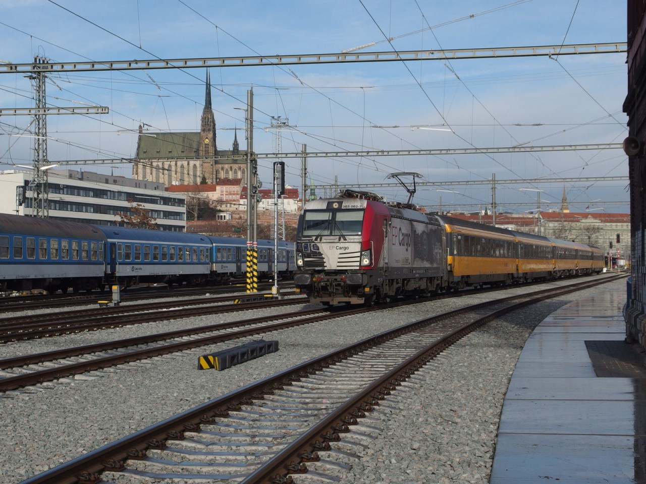 Regiojet Brno-Bohumn (R 1115) vyjd z Hlavnho ndra.