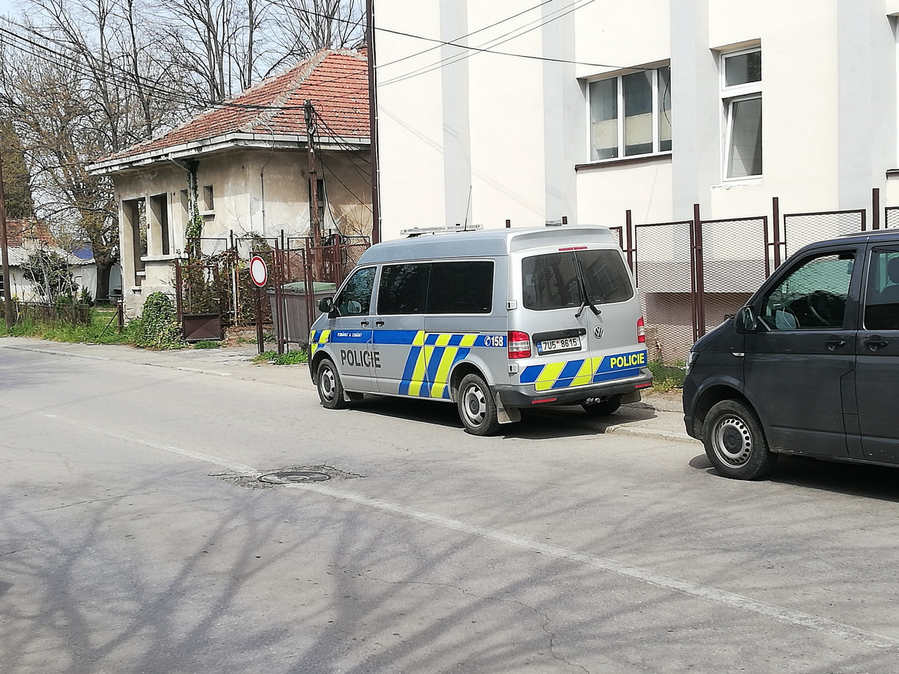 esk stopa u budovy pohranin policie vedle ndra Gevgelija