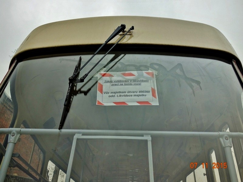 Krnov depo tramvaje 7.11.2015