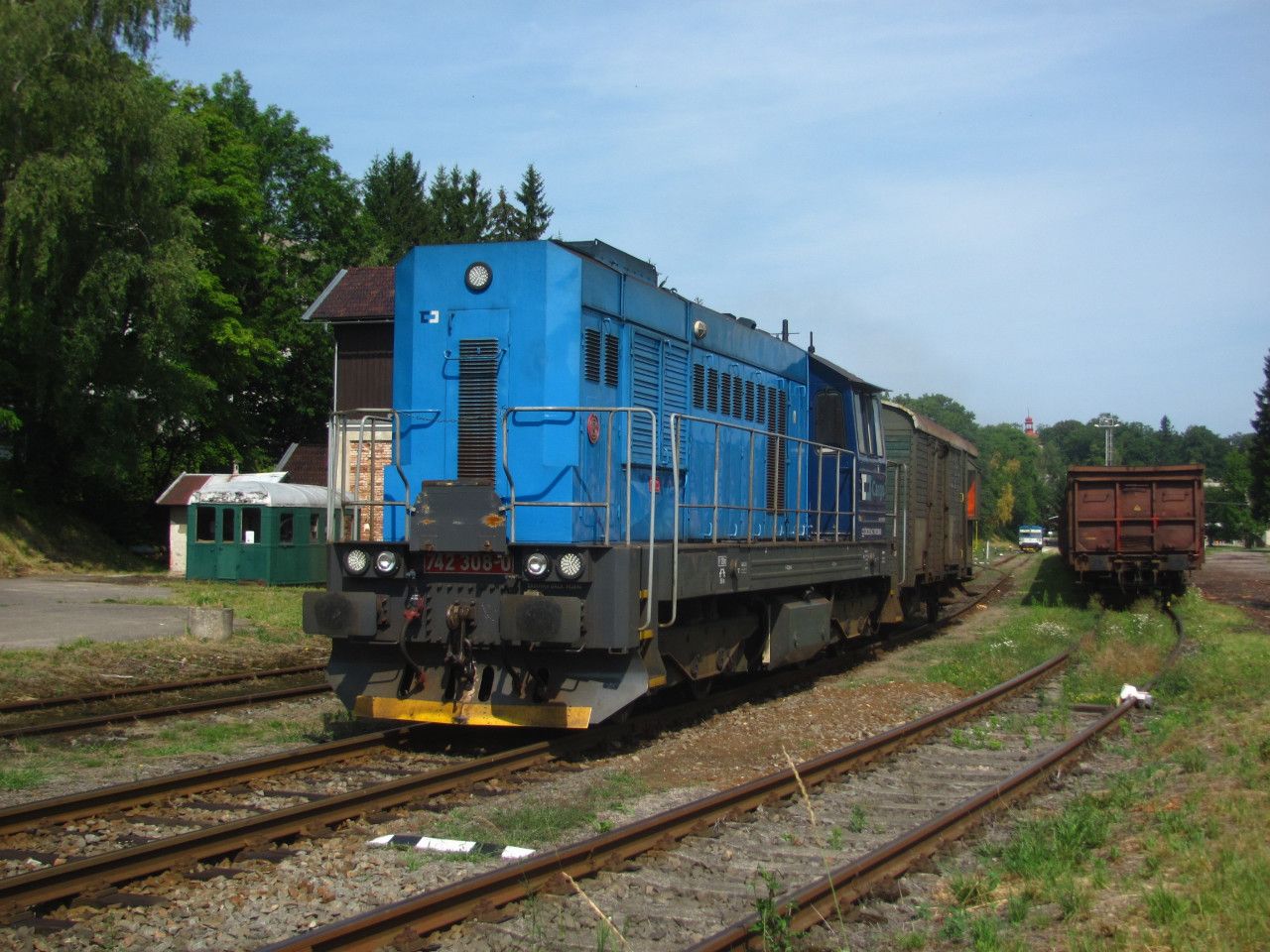 Setkn nkladnho a Os vlaku v Rokytnici v Orlickch horch (7/2014)