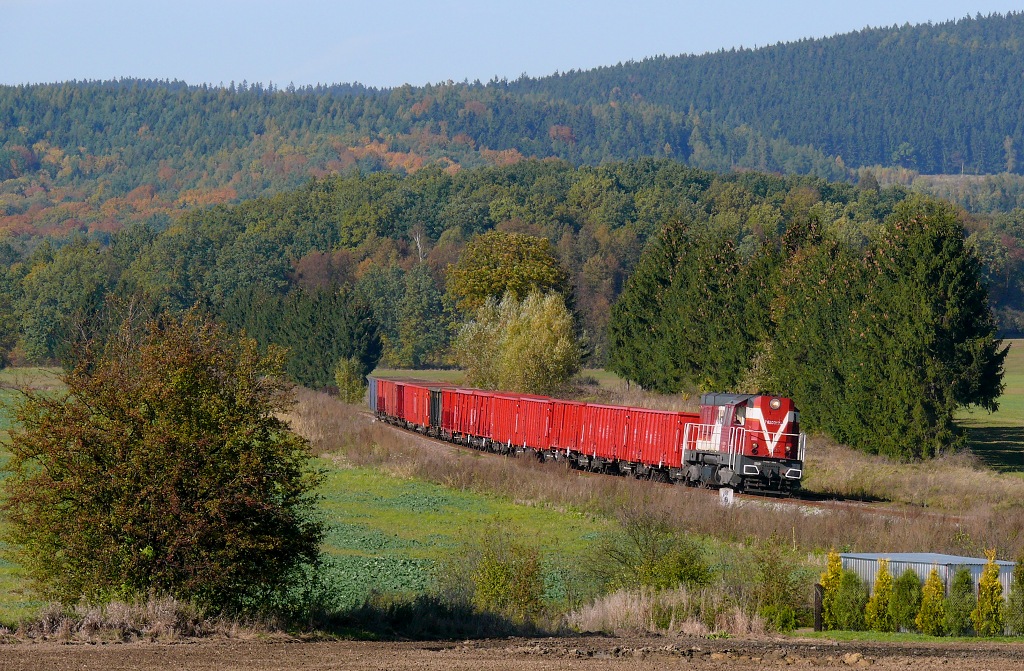 Gorzuchow Klodzki : T 448p-068 s nkladnm vlakem do Klodzka