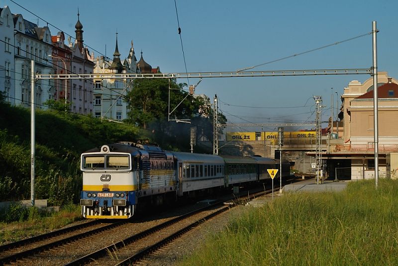 Tra� �.180 Plze� -  Ji�n� P�edm�st� Ex350 754.057 12.�ervna 2015