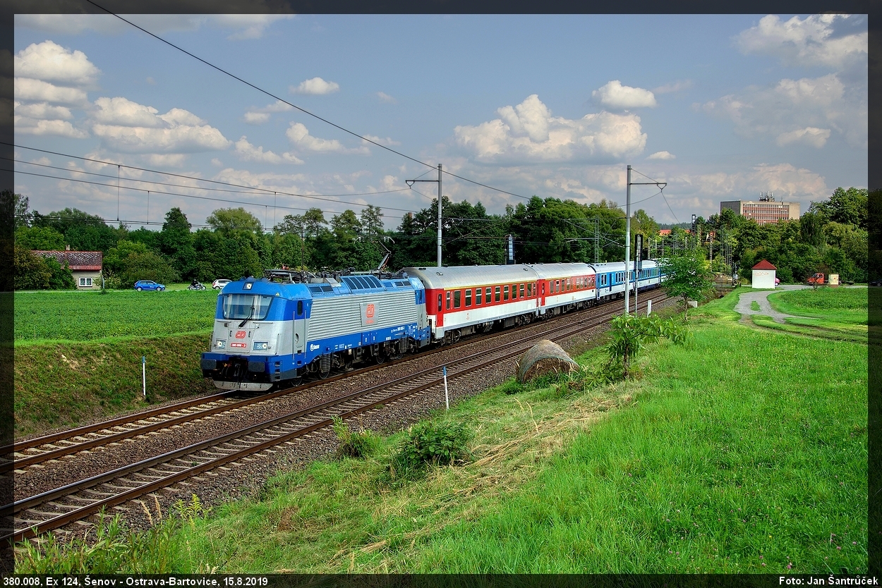 380.008, odklon Ex 124, enov - Ostrava-Bartovice, 15.8.2019