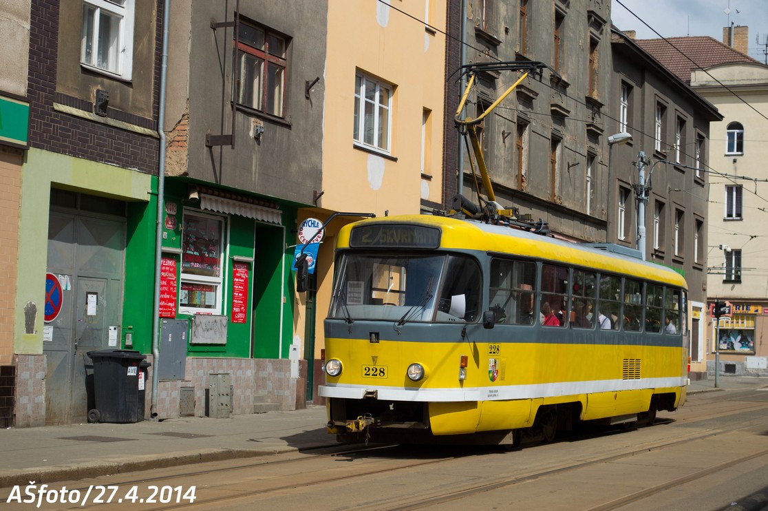 T3M . 228 ve Sladkovskho ulici. 27.4.2014