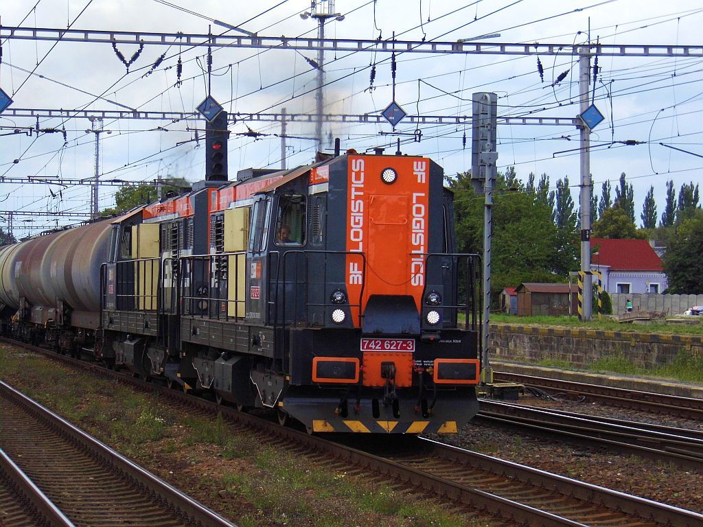 742 627+615 Lys nad Labem (28. 8. 2015)