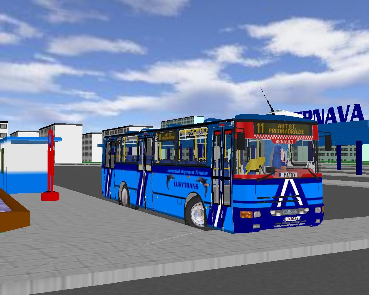 Karosa B931.1675 odstaven� na Autobusovej Stanici ako doplnkov� linka �.11 ktor� prem�va 2x denne