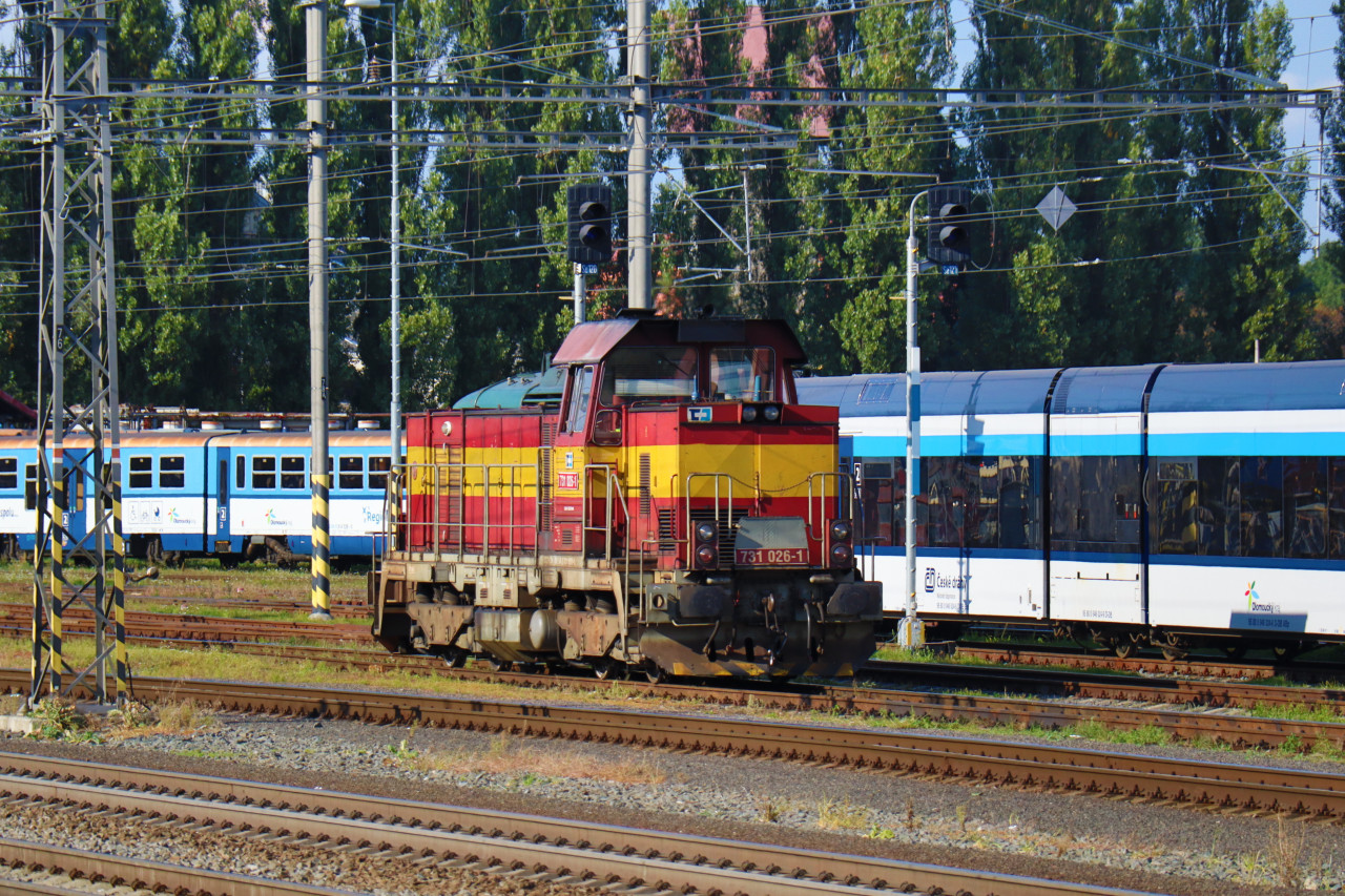 Lokomotivy 731.026 a 750.080 odstaven v Olomouci