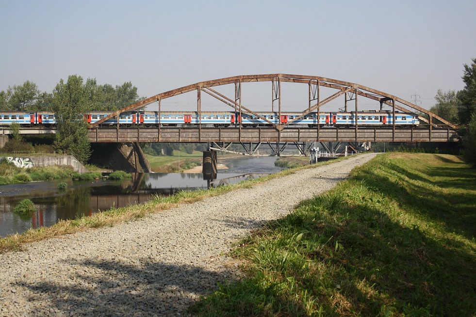 Most s vlakem regionln dopravy