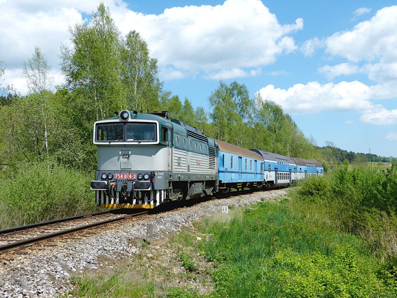 754 074 �ern� v Po�umav� - Horn� Plan� zast�vka