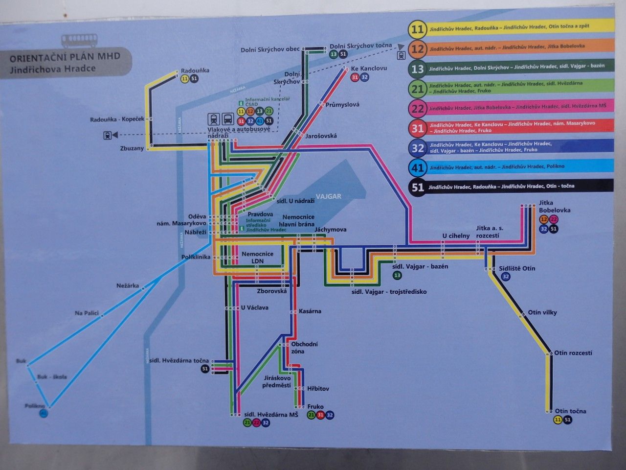 schema linek MHD