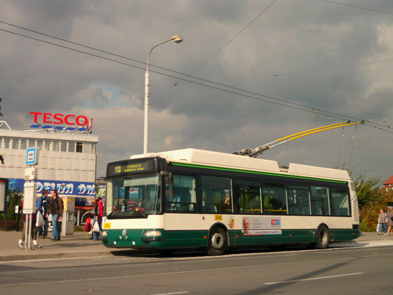 Bn provoz 24Tr . 502 v Plzni.
