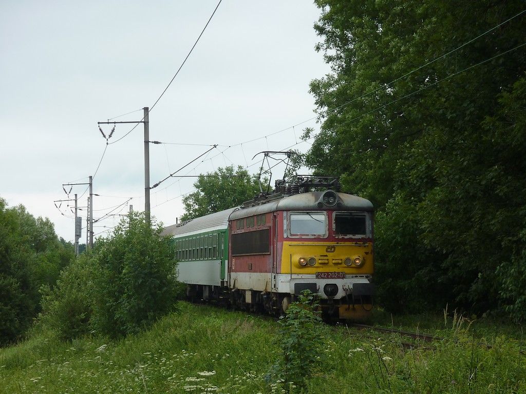 242 202-0, R 664 Jakub Kr��n, Po��tky-�irovnice, 25.7.2010