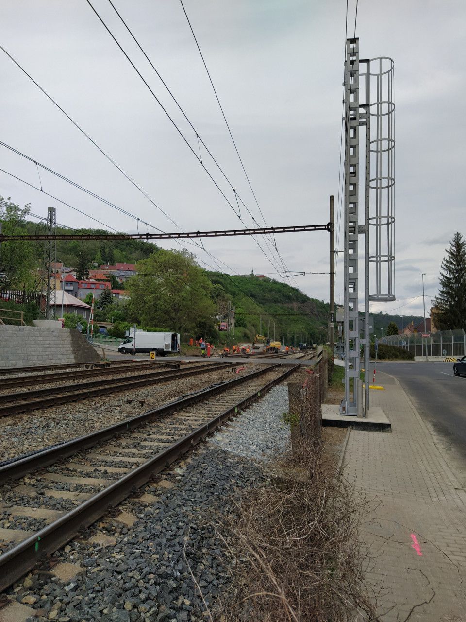 Stojka n�v�stn� l�vky ve Velk� Chuchli 10.5.2020