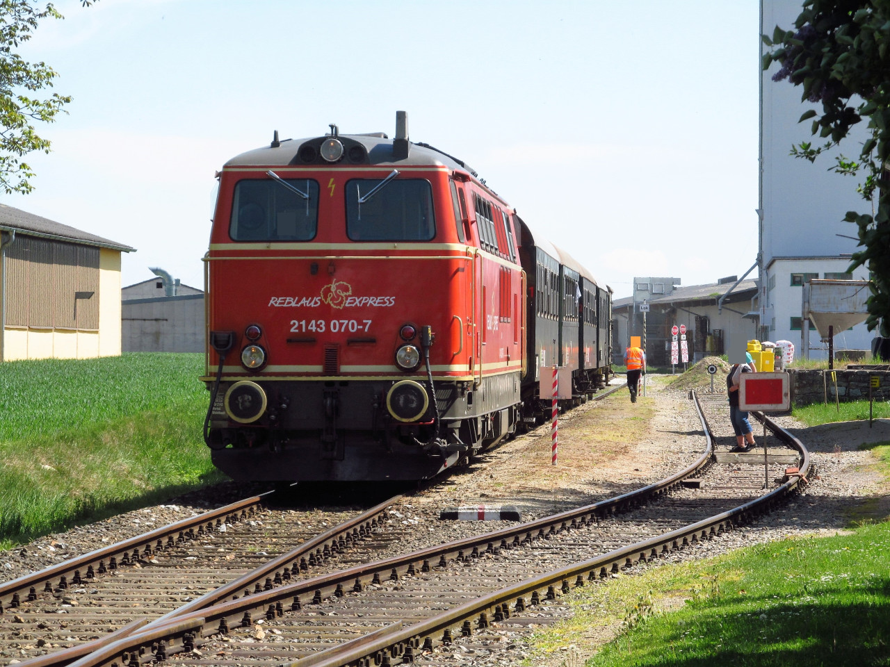Reblaus Express z Retzu do Drosendorfu v nz Zissersdorf (14. 5. 2022)