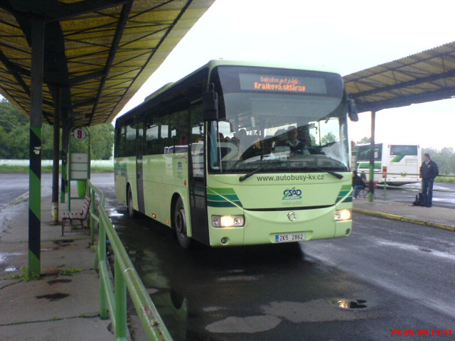 Iveco Crossway 10,6M 2K5 2862 na lince na Krajkovou