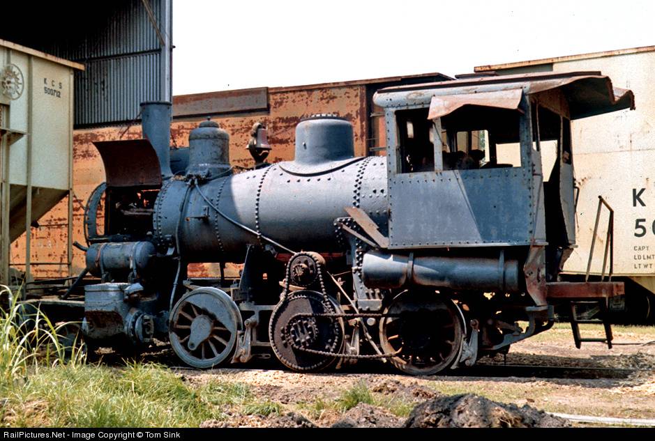 USA This 2-6-0 at the Woodard-Walker Lumber Company in Ada, LA had been coverted to a chain driven l