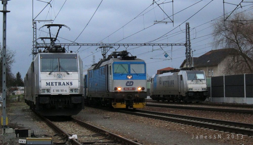 MTR E186.181+240, �D 362.085 s R1540 �F. A. Gerstner� a MTR E186.187, Praha-Uh��n�ves