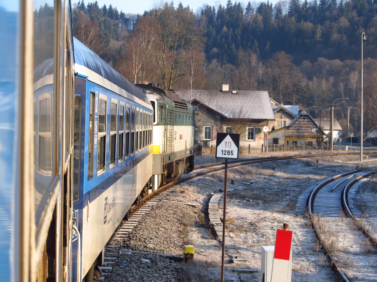 Sp 1701 s lok. 754.080 odjd z (namrzlch, ne vak zasnench) Hanuovic, 26. 2. 2016