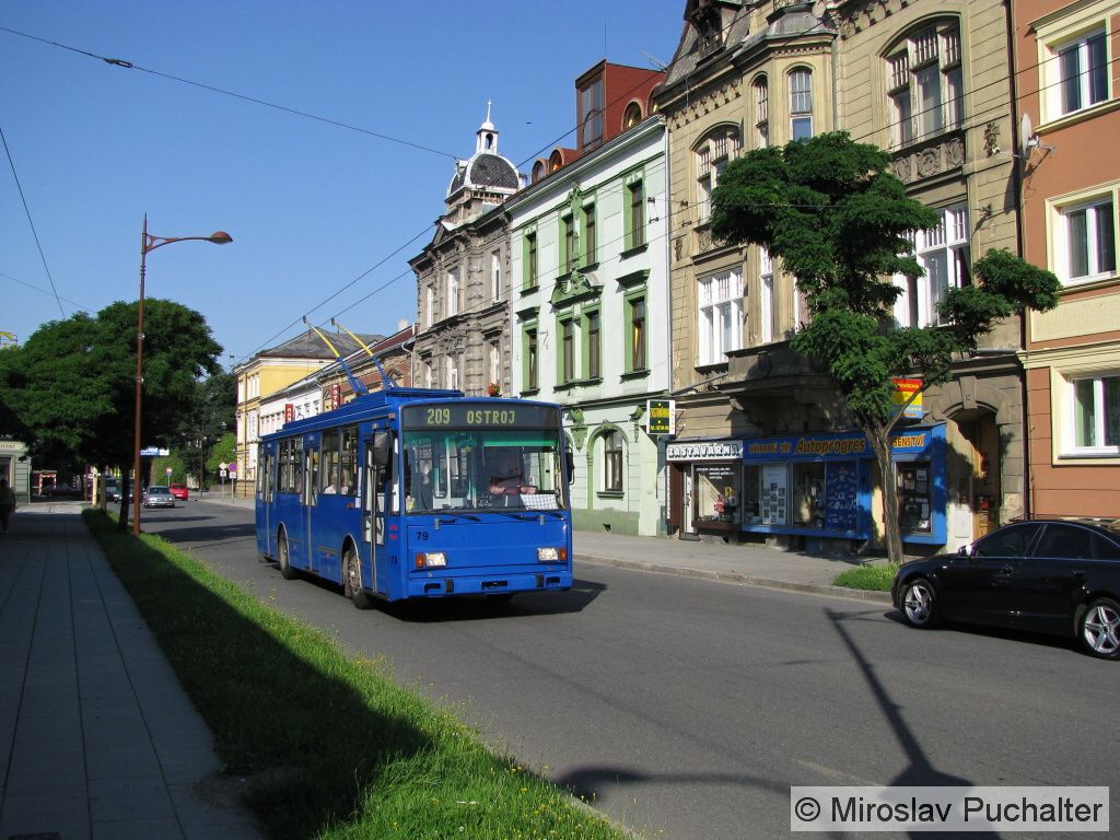 Ev. . 79 (koda 14 Tr M 17/6) v ulici Olomouck.