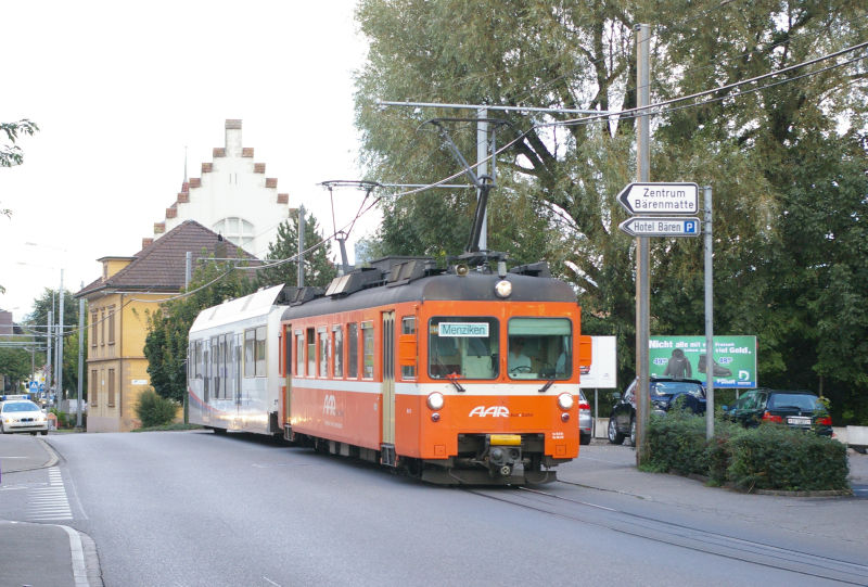Posledn tramvajov sek na sti AAR v Aarau brzo zmiz (u zmizel?) - bude peloen na ex-SBB tra