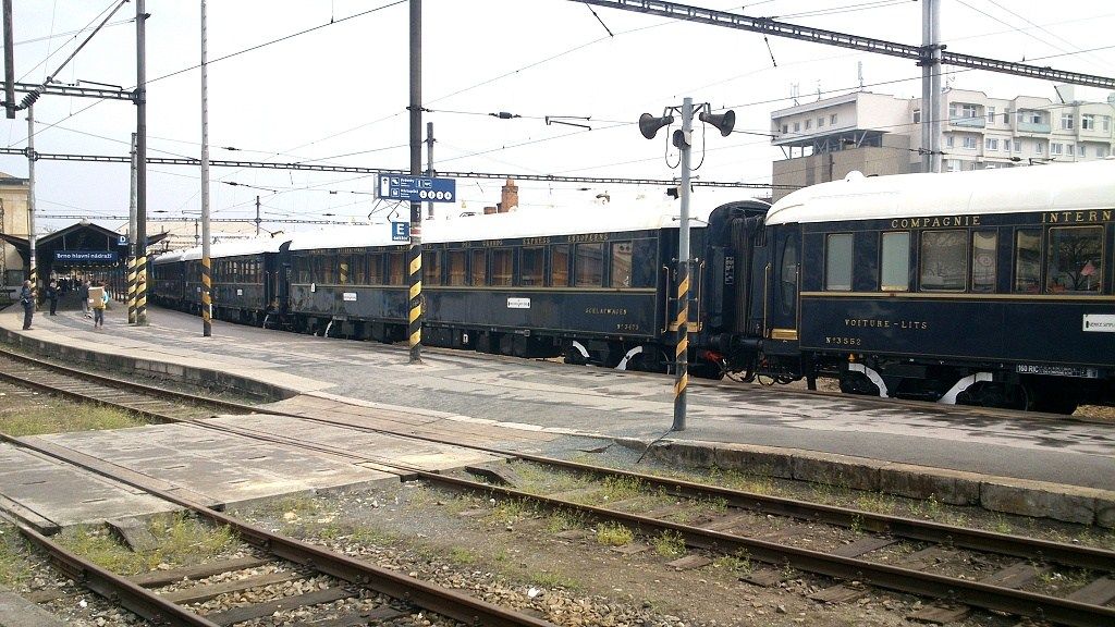 Brno 2.5.2013 12:40, pr�jezd Orient Expresu