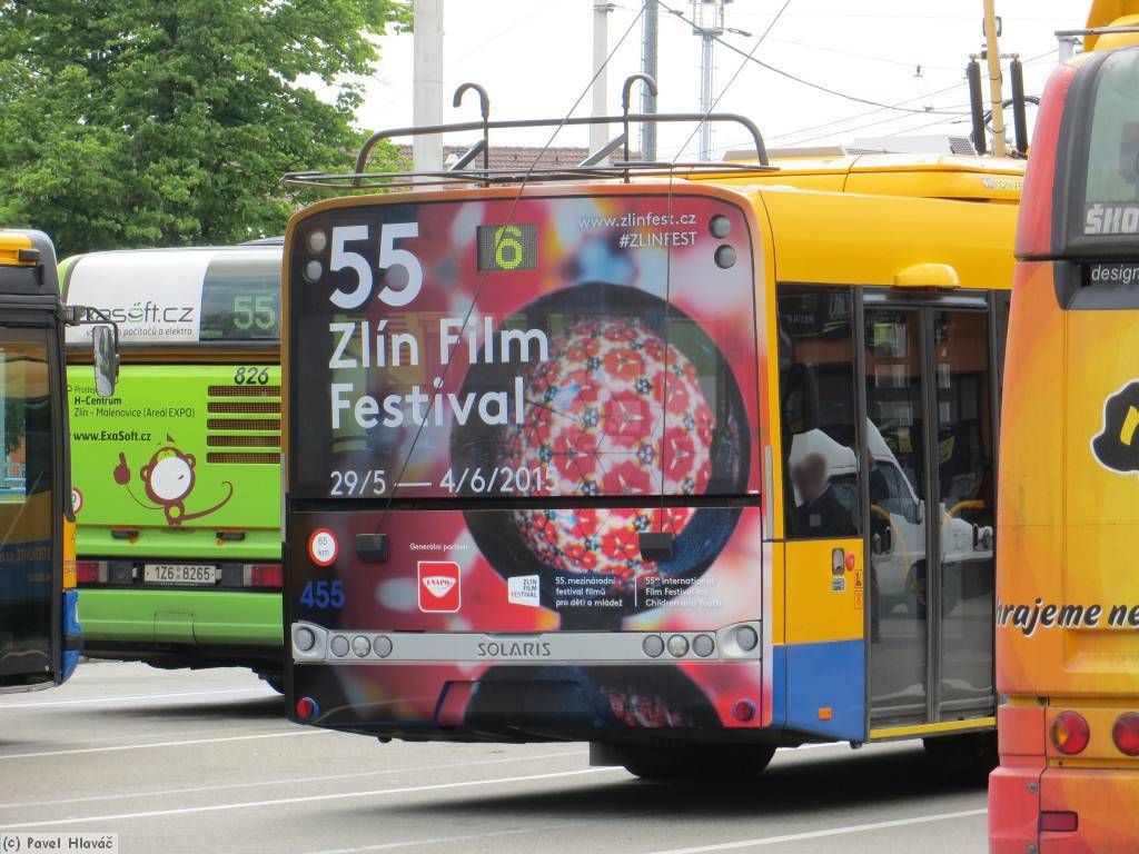 455 s reklamou na 55. Zln film festival :-)