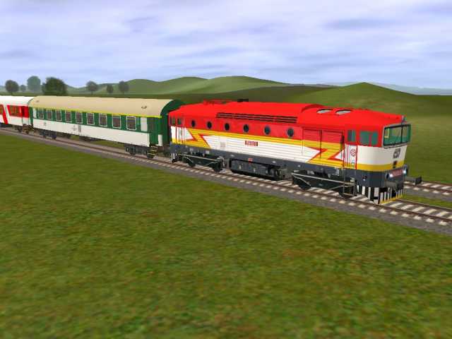 754.012 po dokon�en� na zku�ebn� j�zd� s vlakem Ex 525