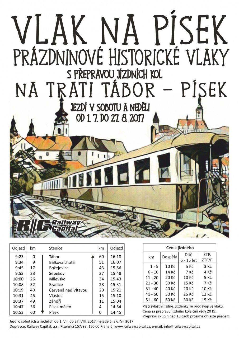 Vlak na Psek 2017